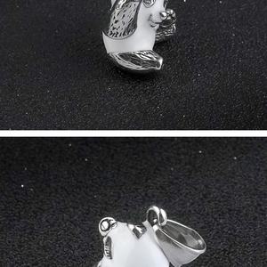 Dijes de Acero Inoxidable con Diseño de Panda en Plata Antigua, Personalizados de Fábrica, para Collares y Joyería Unisex, Gran Venta para Fiestas y Eventos - Product Image 6
