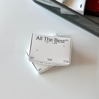 Boîtes d'emballage en carton blanc 350g pour marque-pages, badges, cartes postales, bijoux, vêtements, chaussettes, boîtes d'expédition aériennes – Vente en gros à prix abordable