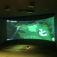 Écran d'affichage de golf de 9 pouces personnalisé, tissu monocouche, simulateur de golf, silencieux