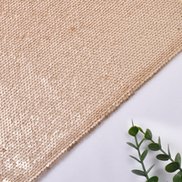 Tissu en maille respirant multicolore brodé de sequins 300 g/m² tendance et très demandé pour manteaux