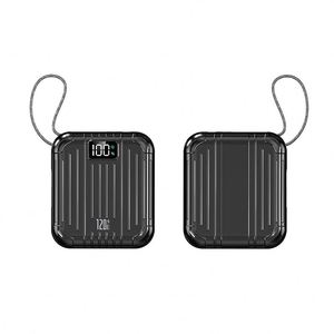 Local Stock 10000Mah Slim Compact Size Pd22.5W Bank Usb <b>C</b> <b>Charger</b> Two-Way Fast Charge Super With Dual <b>Cables</b> - Product Image 2