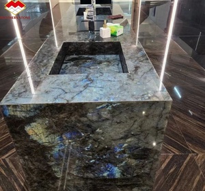 Mesa de Mármol de Lujo Brasileño, Mármol <span class=keywords><strong>Azul</strong></span> <span class=keywords><strong>Zafiro</strong></span> Natural para Muebles de Hogar - Product Image 5