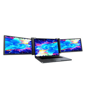FOPO S16マルチスクリーンコンピューターPCモニターデュアルラップトップスクリーンエクステンダートリプルポータブルモニター1920*1080P IPS 14インチLCDディスプレイ - Product Image 1