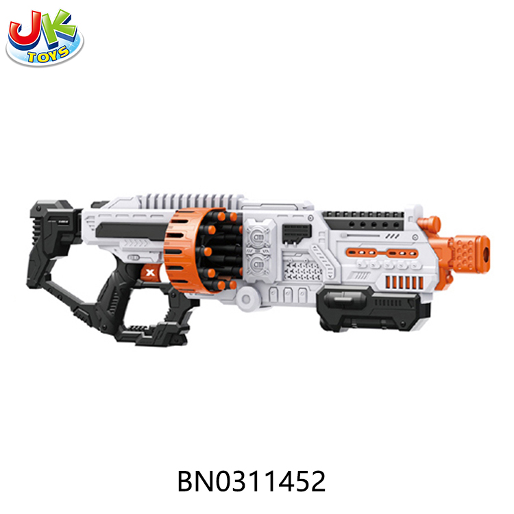 EVA Мягкая Пуля пластиковая пистолет Гатлинга игрушки стрельба большой радиус действия электрическая мягкая пуля пистолет пена дротик игрушки с 36 мягкими пулями