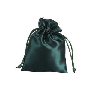 Bolsas de Regalo de Joyería Personalizadas de Lujo Reutilizables de Seda y Satén con Cordón, Bolsas de Almacenamiento al por Mayor - Product Image 3