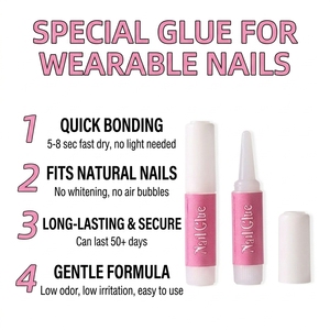 Pegamento Líquido Acrílico Transparente de Alta Resistencia y Secado Rápido <span class=keywords><strong>para</strong></span> <span class=keywords><strong>Uñas</strong></span> Postizas, Arte de <span class=keywords><strong>Uñas</strong></span>, Fórmula de Larga Duración, Marca Privada - Product Image 4