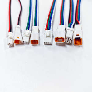 מותאם אישית 2-8 פינים 2.0 מ "מ עמיד למים ip67 JST-Y מחבר 0.5mm2 כבל הרכבה PCB שימוש ניילון, מסוף פליז 3 א 500v מדורג - Product Image 2