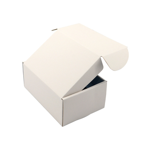 Emballage de boîte en carton ondulé blanc avec impression personnalisée d'huile essentielle lotion de soin de la peau pour hommes boîte postale d'expédition avec insertion de papier - Product Image 3