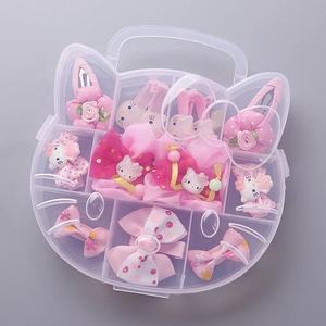 韩国女孩项链头饰礼品盒婴儿儿童发夹饰品套装 - Product Image 4