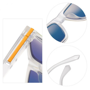 Nouvelles Lunettes de Soleil Polarisantes Décontractées Bleues à Monture TR90 pour Hommes, Verres UV400, Style Classique pour la Conduite - Vente en Gros - Product Image 3