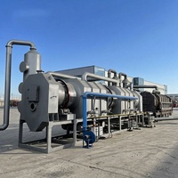 Réacteur biomasse automatisé pour balles de maïs 900 kg/h, système d'alimentation servo, gestion de cycle programmable, four de carbonisation
