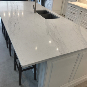 Encimeras de Piedra Artificial de Terrazo de Lujo Alasky, Lavabos de Encimera Modernos para Villa, Diseño de Modelo 3D, Resistentes al Calor - Product Image 6