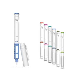 Stylo <span class=keywords><strong>seringue</strong></span> en <span class=keywords><strong>plastique</strong></span> jetable, compatibilité cartouche de 3 <span class=keywords><strong>ml</strong></span>, couleur personnalisée disponible. - Product Image 1