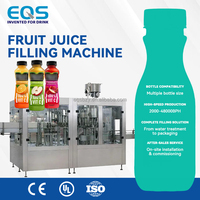 Ligne de remplissage automatique de jus, machine de remplissage haute capacité pour bouteilles PET, équipement de production de jus de fruits et de boissons