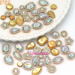 Piedras de Estrás Acrílicas con Forma de Girasol, en Varios Tamaños y Colores, para Coser, con Base Plana, en Existencia, Precio de Fábrica - Product Image 6