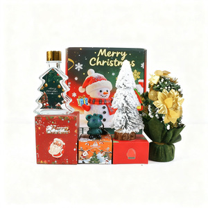 Christmas Gift Set Festive Decor <b>Box</b> With Tree Snowman Ornament Personalized Holiday <b>Present</b> <b>For</b> Girlfriend Friend - Product Image 1