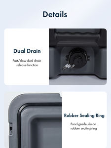 Sac isotherme portable de 50 L avec insert de glacière rigide pour une polyvalence accrue - Product Image 4