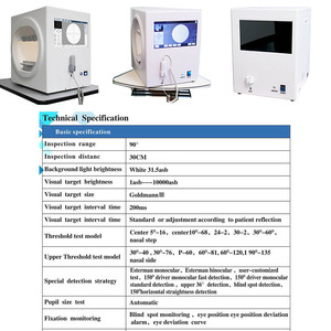 Appareil de test de périmètre automatique ophtalmique à projection asphérique, périmètre automatique, analyseur de champ visuel Humphrey - Product Image 6