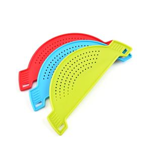 Passoire alimentaire de cuisine en silicone, pour Spaghetti, pâtes, gras de bœuf terrestre, <span class=keywords><strong>tamis</strong></span> <span class=keywords><strong>à</strong></span> pression sur bols, Pots et poêles - Product Image 1
