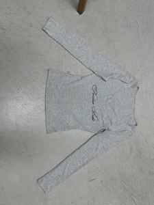 Camiseta Básica de Cuello en V, Ajustada, de Color Sólido, Informal, con Letra Impresa Digital para Mujer - Product Image 2