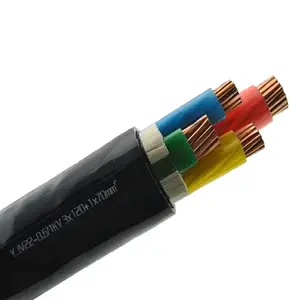 1000V Nyy-J Nyy-O N2xgy Yjv32 VV32 Swa Sta Câble d'alimentation standard VDE blindé Câble XLPE
