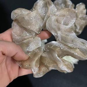 Coletero de malla con lunares para coletas, coletero de cuero para mujer, súper mágico, de alta gama, sencillo y elegante, perfecto para - Product Image 4