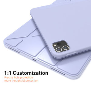 Étui magnétique ultra fin à rabat intelligent pour Apple <span class=keywords><strong>iPad</strong></span> 5, <span class=keywords><strong>iPad</strong></span> 6, <span class=keywords><strong>iPad</strong></span> Air 2 en cuir PU pour femmes - Product Image 4