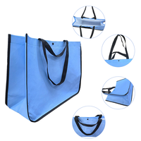 Nouveau style de sacs à provisions tissés fourre-tout personnalisés emballage en PP non tissé laminé réutilisable avec impression de logo
