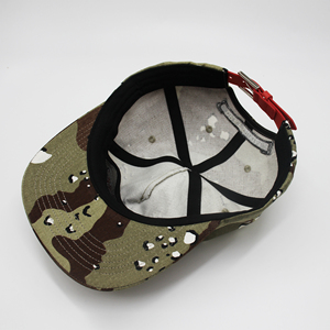 Cappello da campeggio vintage best-seller in twill a tesa piatta con motivo a lettere, in tessuto comune, logo personalizzato, a 5 pannelli, senza struttura, modello Dad Hat - Product Image 5