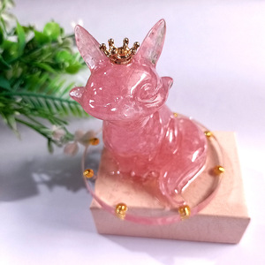 <b>Crystal</b> Fox Figurine Resin Epoxy Decorative <b>Animal</b> Desktop Ornament Home Decoration Collection Gift - Product Image 4