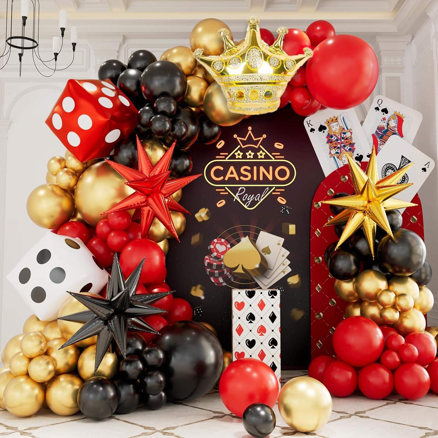 Casino Centerpieces For Tables Casino Theme Party Decorations Birthday Game  Night Cards Magic NEW Casino Party Decorations, image size:1500x1500