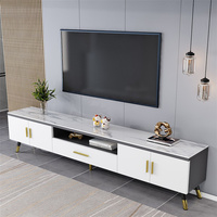 Meuble TV YQ Forever Light Luxury, meuble mural en verre pour salon, table basse nordique, meuble combiné