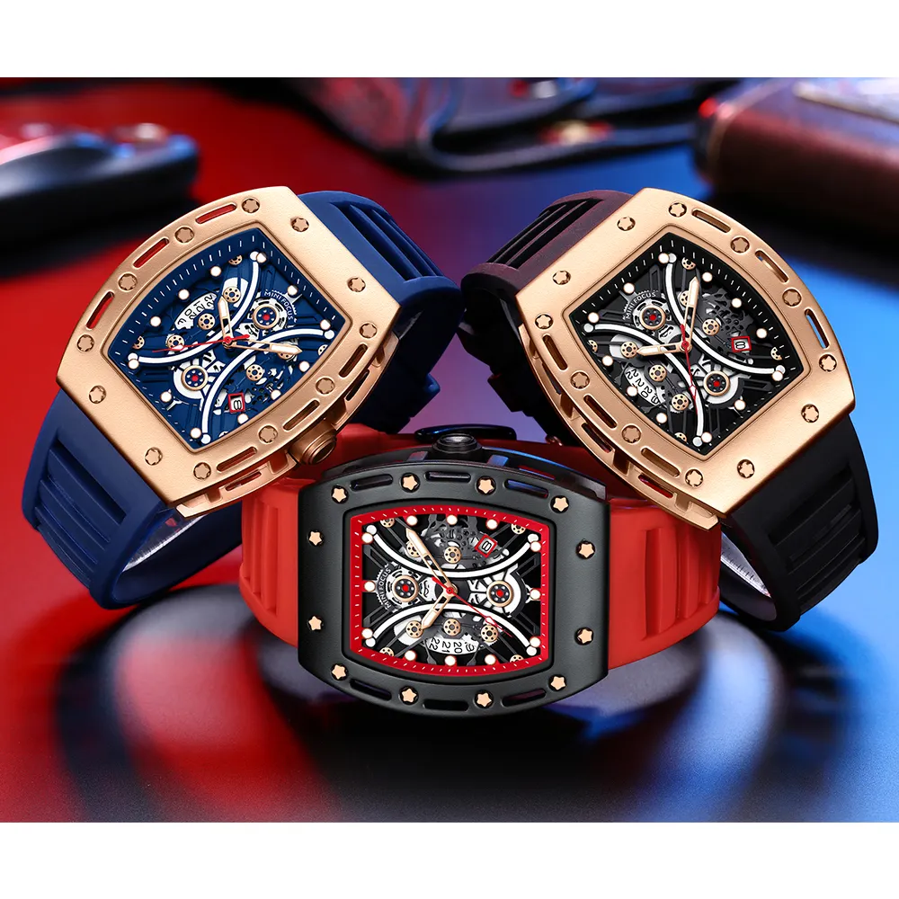 Sports Top Brand Luxury Male Quartz Business Clock MINI FOCUS Watch Fashion Casual Wristwatch Chronograph mini focus watch men