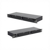 Égaliseur Audio Professionnel Gooermi 215, Égaliseur Graphique 2x15 Bandes, Égaliseur de Puissance pour Studio d'Enregistrement