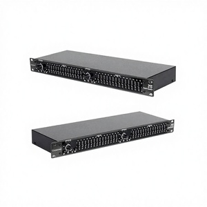 Gooermi 215 Ecualizador de Audio Profesional Ecualizador Gráfico de 2x15 Bandas Ecualizador de Potencia Equipo para Estudio de Grabación - Product Image 1