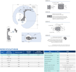 Endüstriyel Robot Otomasyon Sistemi Yaskawa GP25 Robot Yükleme ve Boşaltma Taşıma Robotik Çözümleri 3C Otomobil Fabrikası için - Product Image 3