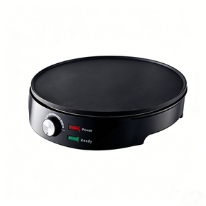 Crêpières et gaufriers électriques avec plaque antiadhésive facile à nettoyer, machine à crêpes automatique pour la cuisine à domicile - Product Image 2