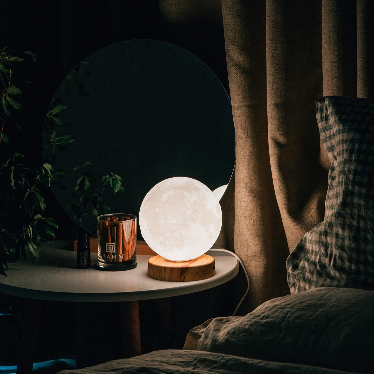 Новый выпуск грустной лампы 16 Вт 10000 Люкс 3D лунный свет настольная лампа поддержка USB зарядка регулируемая настольная лампа