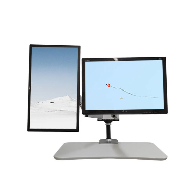 Display Stand Dual-Screen Desk Clip-on Monitor Stand for 32-inch Screens Maximum 75 Degree Dual Screen Monitor Stand