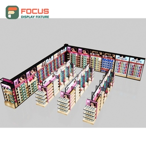 Vitrine de présentation haut de gamme pour perruques, avec plusieurs tiroirs, étagères en verre et système de verrouillage, pour magasin de perruques - Product Image 2