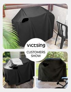 WOQI Custom Heavy Duty Waterproof UV Fire Pit &amp; <strong>BBQ</strong> Grill Cover Essential Outdoor <strong>Camping</strong> &amp; Hiking Product - Product Image 6