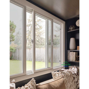 Fenêtres à battant modernes en aluminium Prix bon marché Isolation thermique Fenêtres coulissantes Coupe-vent Pliage horizontal Suspension pour usage domestique - Product Image 3