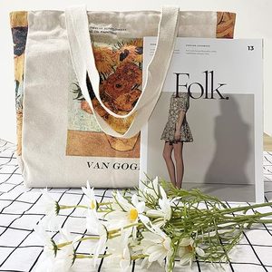 High Quality Recycle Custom Logo Cotton Canvas Travel Storage Fabric Dust Tote <b>Bag</b> Custom With Printed Logo - Product Image 2