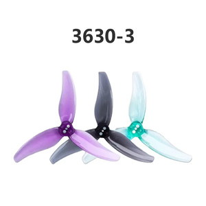 Hélice Gemfan 3630 à 3 pales en PC, 3,6 pouces, <span class=keywords><strong>pour</strong></span> drone FPV, hélice à trois pales avec trou central de 1,5 mm <span class=keywords><strong>pour</strong></span> moteur 2004, quadricoptère - Product Image 1