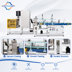 <span class=keywords><strong>Machine</strong></span> de revêtement par pulvérisation sous vide <span class=keywords><strong>à</strong></span> base d'eau pour lignes de moulage de persiennes en bambou, pour une finition uniforme des profilés en bois et un film de revêtement continu - Product Image 4