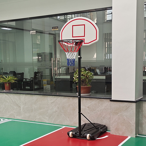 Support de basketball portable réglable en acier avec roues pour enfants et salles de sport - Product Image 2