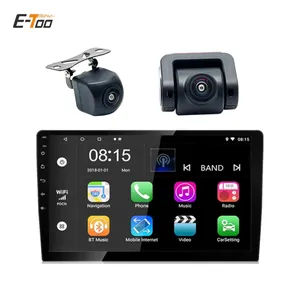 E-TOO OEM 2+32G 9 Inch android car video front and rear dashcam car camera recorder dual lens dashboard camera 2 channel car dvr