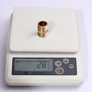 Conector Roscado de Cobre de 28 mm x 20 mm, Conector de Tubería Macho-Hembra, Unión Redonda de Latón para Uso en Plomería - Product Image 4