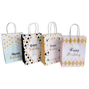 KUAIMA 22*11*27cm Gift Bags Wholesale Animal Theme Happy Birthday Party Favor Candy <b>Snack</b> Gift Bags for Kids - Product Image 1