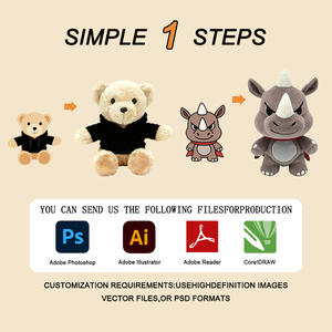 कस्टम 25 सेमी 35 सेमी 45 सेमी नरम बनी हुई प्लसी पी कपास बच्चे सो रहे खरगोश प्लग खिलौने - Product Image 5